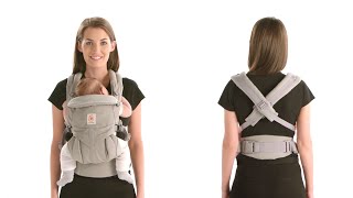 How Do I Crisscross Baby Carrier Straps  Omni 360  Ergobaby [upl. by Ashley247]