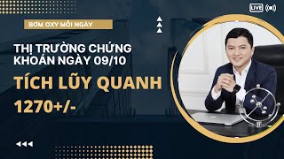 Chứng khoán mỗi ngàyNhận định thị trường ngày 0910VNINDEX tích lũy quanh 1270 [upl. by Zeiger614]