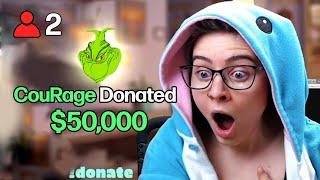 Donating 50000 to small streamers [upl. by Twelve966]