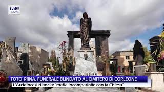 TOTO RIINA FUNERALE BLINDATO AL CIMITERO DI CORLEONE [upl. by Orton]