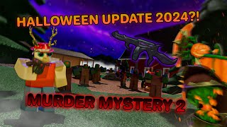 THE 2024 HALLOWEEN UPDATE IN MM2 Murder Mystery 2 [upl. by Tail]