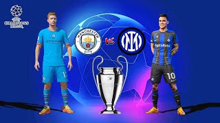 Man City vs Inter Milan  UCL 2425   Ft De Bruyne Gündoğan  Foden  Martínez   Highlights [upl. by Elma]