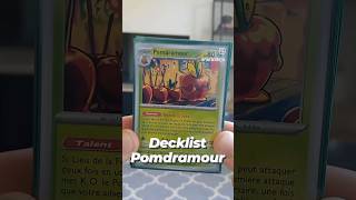 Decklist Pomdramour pokemon jccpokemon pokemontcg pokemoncards deckprofile [upl. by Ahsropal91]