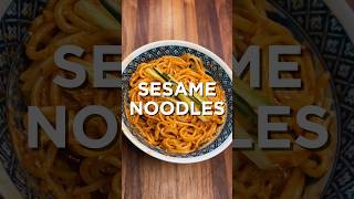 Quick and creamy sesame noodles can be yours in 15 minutes 😋 recipe food cooking shorts [upl. by Shelburne]