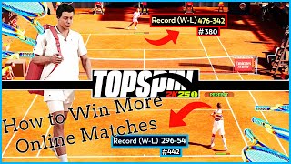 Top 500 Ranked TopSpin 2K25 Player vs Player Gameplay  Gameplay Tutorial  World Tour [upl. by Acimehs]