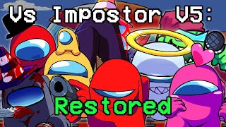 Friday Night Funkin Vs Impostor v522 Restored Secret  Gameplay [upl. by Prissy]