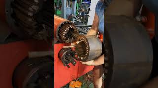 Motor parts disassembled  Part  2  motor acmotor disassemble disassembly [upl. by Jard]