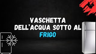 Come funziona la vaschetta dellacqua sotto al frigo [upl. by Smaj]