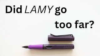 Brilliant or just bad Lamy Safari Violet Blackberry Fountain Pen Review [upl. by Ettesel465]