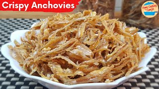 How to Make Crispy Fried Anchovies  Homemade Snack [upl. by Marashio]