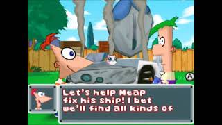 Phineas and Ferb Ride Again World 1 Ending and World 2 Intro [upl. by Naired]