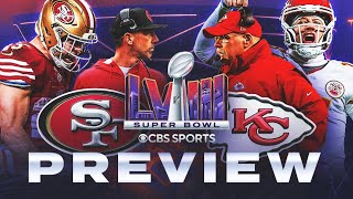 SUPER BOWL LVIII FULL PREVIEW 49ers vs Chiefs I FINAL PICKS  PREDICTIONS I CBS Sports [upl. by Netsyrc]