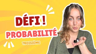 DÉFI  Probabilités  Troisième [upl. by Duong]