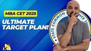 MBA CET 2025 Target Setting BAAP of all Plans [upl. by Ydnerb]