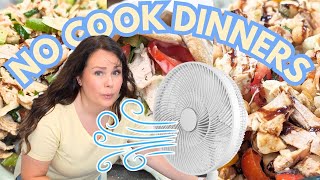 3 NO COOK dishes you need to TRY NOW  Summer NoCook Meal Ideas [upl. by Pussej129]