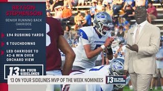 13 On Your Sidelines MVP candidates for Week 1 [upl. by Griselda970]