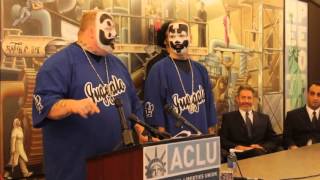 Im A Juggalo Not A Gang Member Violent J speaks at ACLU of Michigan Press Conference [upl. by Okuy453]