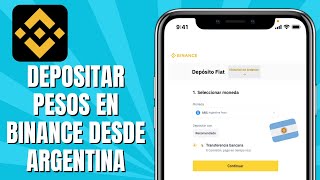 Cómo DEPOSITAR Pesos En BINANCE Desde Argentina [upl. by Philipines]