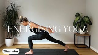 Energising Yoga  20 Minutes [upl. by Ellimaj]