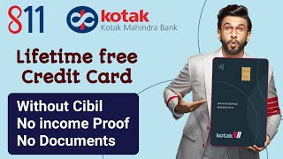 best lifetime free credit card 2024  kotak 811 credit card apply online 2024  free credit card [upl. by Ailemak]