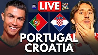 🔴PORTUGAL vs CROATIA LIVE  UEFA Nations League 2024  Full Match LIVE Today [upl. by Fifine]