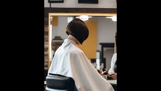 Women Short Bob Blunt haircut with BangsFringe  Compilation 22 [upl. by Pellikka]