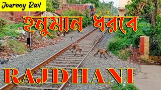 হনুমান ধরবে রাজধানী এক্সপ্রেস I Passing Sealdah To New Delhi Rajdhani Express I [upl. by Ause810]