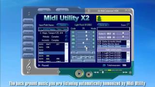 Midi Utility  Tutorial  Fully Automatic Accompaniment Software  English [upl. by Muriah]