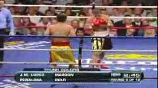 Juan Manuel Lopez Vs Gerry Peñalosa Part 3 [upl. by Nason]