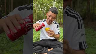 Make A Cup With An Orange Very Simple camping bushcraft outdoors survival lifehacks [upl. by Lammond332]