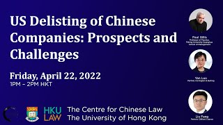 US Delisting of Chinese Companies Prospects and Challenges [upl. by Clawson]