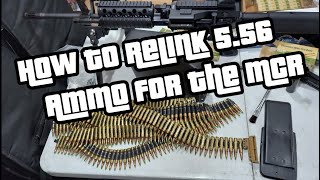 How to Properly ReLink 556MM Ammo for the M249 SAW amp Fightlite MCR [upl. by Johathan]