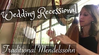 Wedding Recessional harp wedding music  Tiffany Envid Jones Harpist [upl. by Marlene]