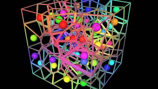 Animated 3D Voronoi diagram [upl. by Rhodia]