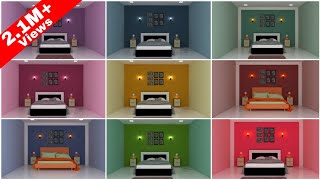 Best 20 Bedroom Colour Combinations l Living Room l Interior Colour Combinations l House Colors2021 [upl. by Fillander]