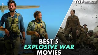 Top 5 Explosive War Action Movies You must Watch 2024 [upl. by Westphal]