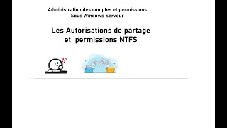 41  Autorisations de Partage et Permissions NTFS [upl. by Robenia]