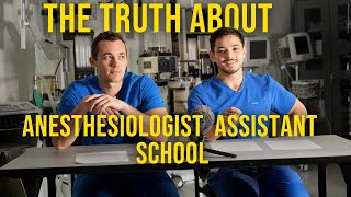 What they dont tell you about Anesthesiologist Assistant school [upl. by Tabib621]