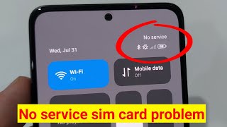 Fixing No Service SIM Card Problem on Your Phone  emergency calls only sim card problem [upl. by Cirdor503]