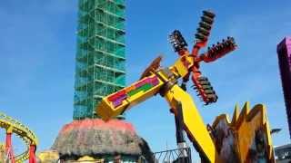 THE BEAST THRILL RIDE  FANTASY ISLAND  INGOLDMELLS  SKEGNESS [upl. by Elahcar]