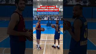 FAST 3POINT SHOOTING CONTEST  Punter vs Abrines  Barcelona [upl. by Ande719]