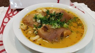 SOPA DE PATITAS DE RES [upl. by Iruj]