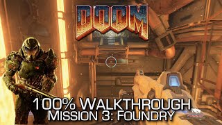 DOOM  Mission 10 Titans Realm 100 Walkthrough  ALL SECRETSCOLLECTIBLES amp CHALLENGES [upl. by Alyled]