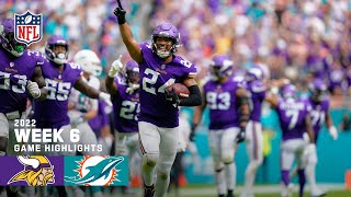 Minnesota Vikings vs Miami Dolphins  2022 Week 6 Game Highlights [upl. by Yelrac]