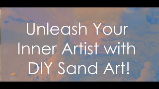 Unleash Your Inner Artist with DIY Sand Art  Creative World  Easy to Learn [upl. by Barbee576]