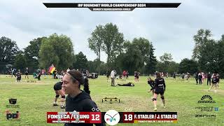 2024 IRF Roundnet World Championships  W Squads QF  FonsecaLeung vs F StadlerJ Stadler CVOD [upl. by Asare]