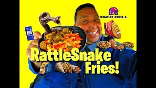 Taco Bells® quotVenomousquot RattleSnake Fries Review [upl. by Anotyal]