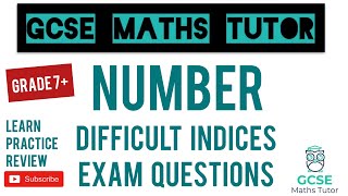 The 5 Hardest Indices Exam Questions  Grade 79 Series  GCSE Maths Tutor [upl. by Enytnoel967]