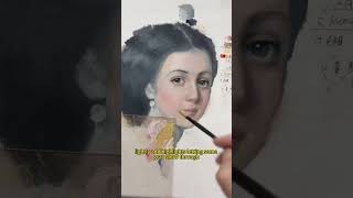 Classical Painting Techniques Grisaille and Glazing art oilpinting skintones glazing [upl. by Bills767]