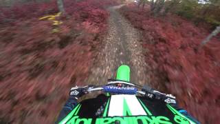 Kawasaki klx140 Dirt Bike Trail Riding [upl. by Blancha]